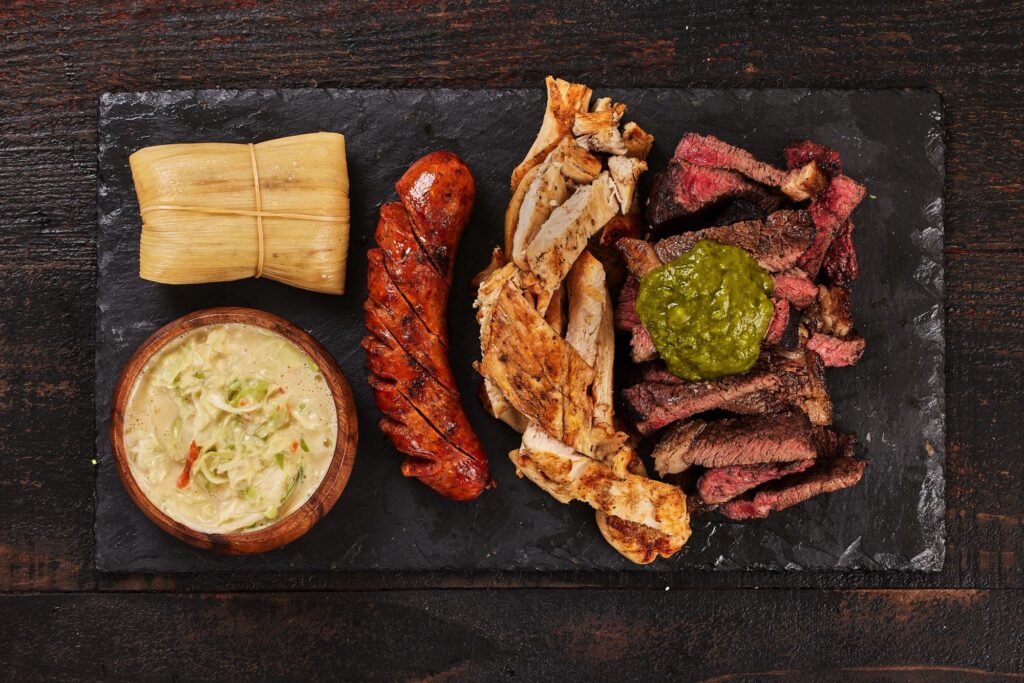 Parrilla triple play